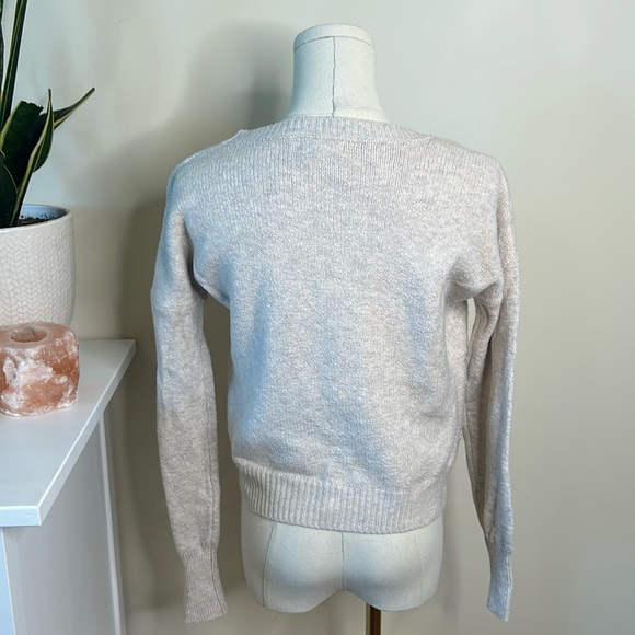 Yes/ Lola cream cropped sweater small soft knot - Picture 2 of 6